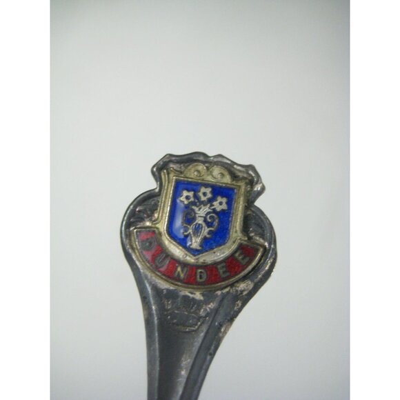 Dundee Scotland Vintage Souvenir Spoon Crown Mark Enamel - Picture 8 of 8